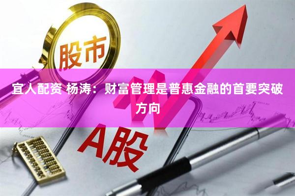 宜人配资 杨涛：财富管理是普惠金融的首要突破方向