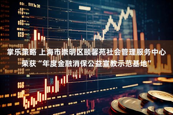 掌乐策略 上海市崇明区颐馨苑社会管理服务中心荣获“年度金融消保公益宣教示范基地”