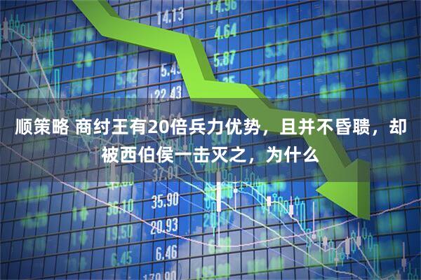 顺策略 商纣王有20倍兵力优势，且并不昏聩，却被西伯侯一击灭之，为什么