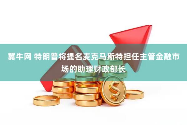 翼牛网 特朗普将提名麦克马斯特担任主管金融市场的助理财政部长